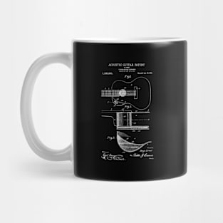 Acoustic Guitar Patent 1916 Patent Music Mug